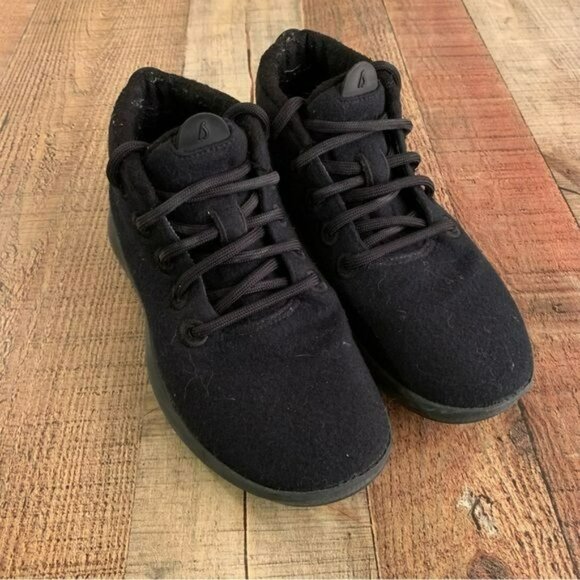 Allbirds Womens Wool Runners Natural Black Comfort Shoes size 6 - Picture 1 of 7